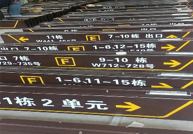 大悟广告标识中，常见的几种安装方式。