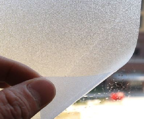 大悟玻璃门外面粘广告用什么材料好？